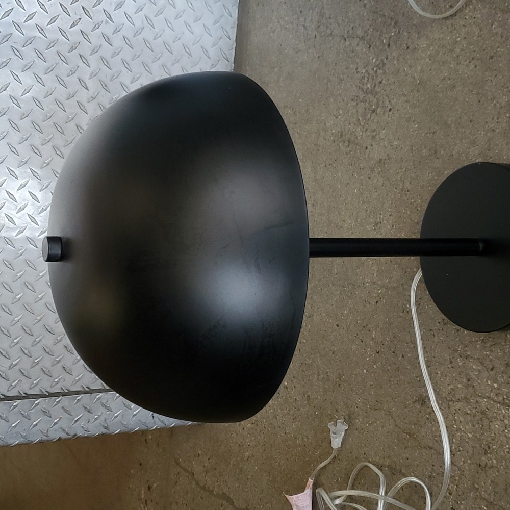 Vintage style Mid Century Modern mushroom lamp Metal light Retro look